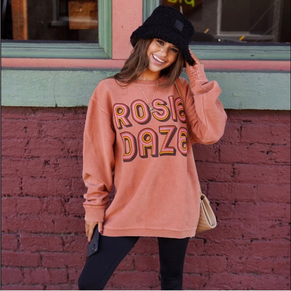 ROSIE DAZE RETRO CORDED CREW